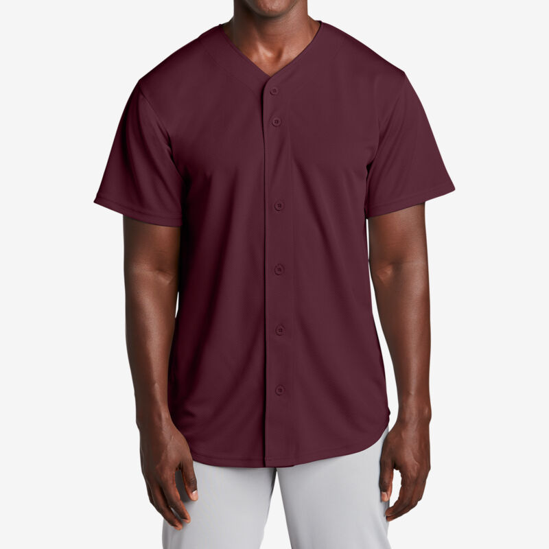 PosiCharge ® Tough Mesh Full Button Jersey Thumbnail